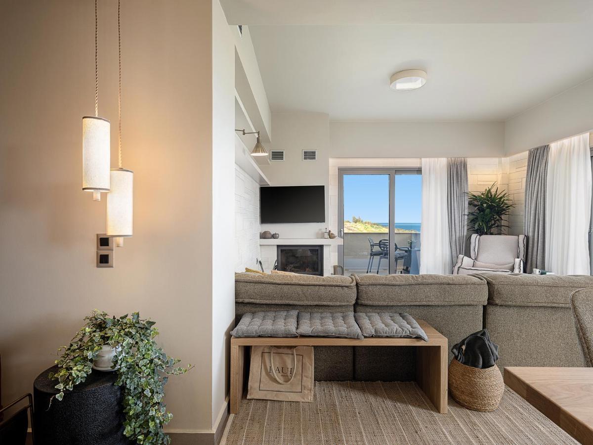 Emmanuel'S Sea View Luxury Apartment Kíssamos Eksteriør bilde