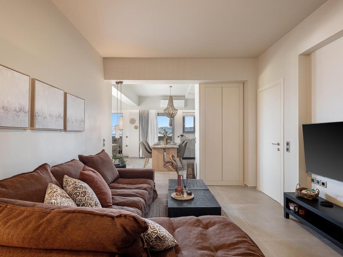 Emmanuel'S Sea View Luxury Apartment Kíssamos Eksteriør bilde
